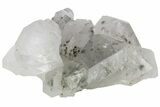 Quartz Crystal Cluster with Epidote Inclusions - China #214686-1
